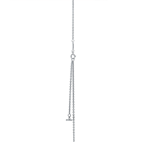Tiffany T Smile Medium Pendant White Gold With Diamonds